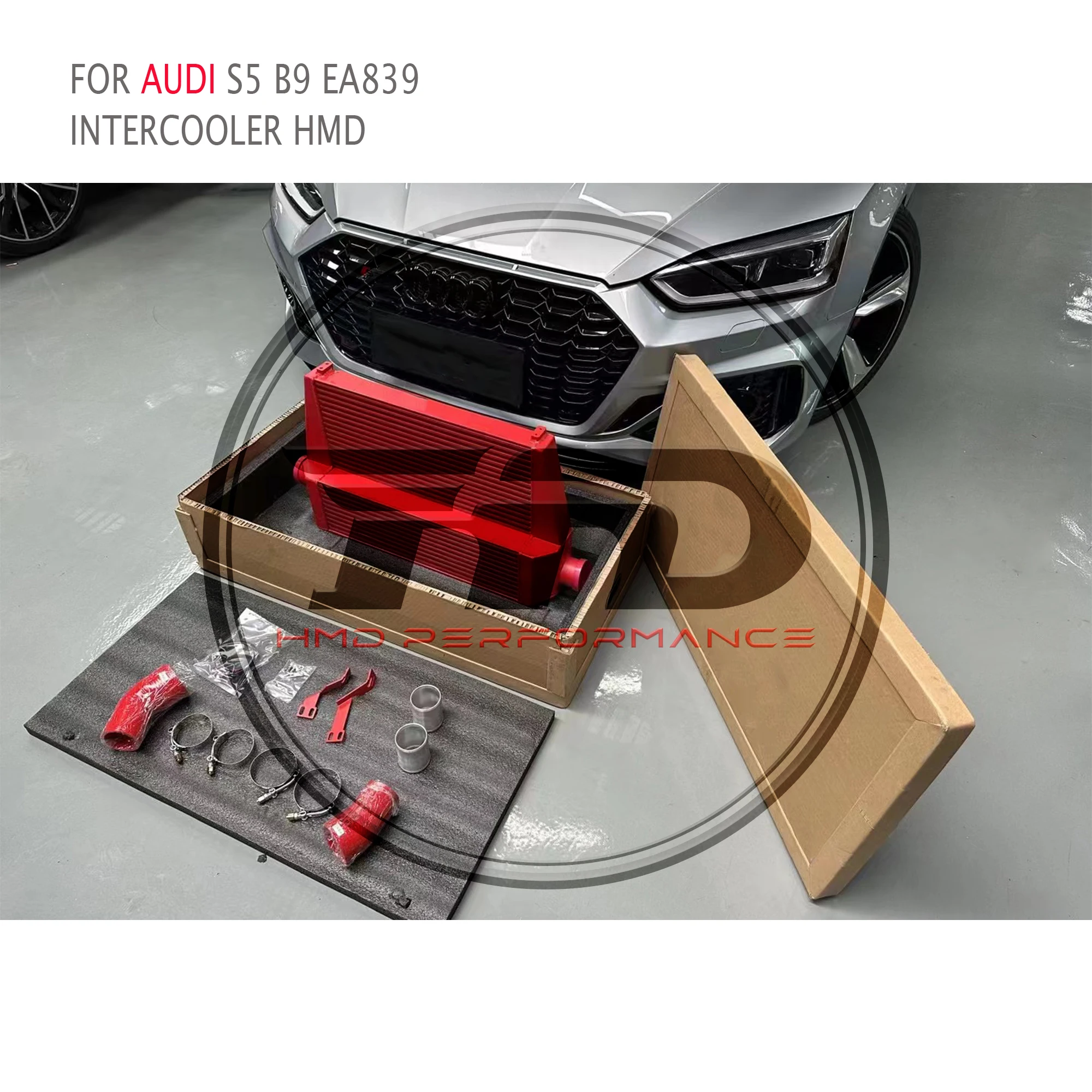 Подобрена производителност на Интеркулера HMD с повишен тепловыделением За Audi S5 B9 EA839 Turbo Подобрена производителност на Интеркулера с повишен тепловыделением . ' - ' . 5