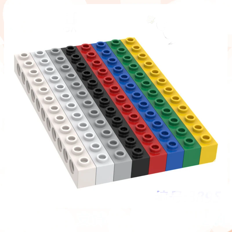Moc 3895 Технически, тухлена, 1 x 12 точки, с дупки, съвместими с lego 3895, детски образователни строителни блокове на 
