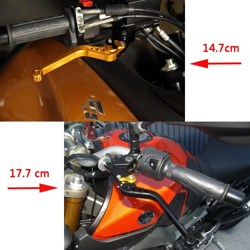 Алуминиеви Регулируема 3D Лоста на Спирачната система, на Съединителя мотоциклет за Kawasaki NINJA 125/Z125 2019, Аксесоари за Писалки, Спирачни Лостове . ' - ' . 5