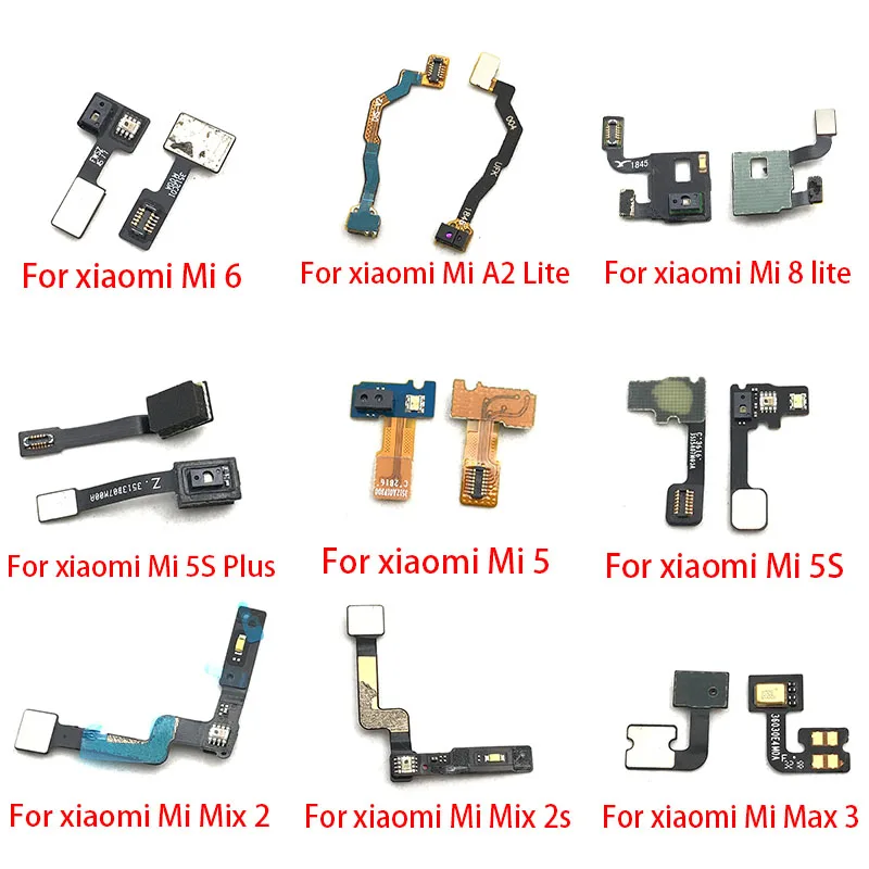 5 бр. Лот Сензор за близост Разстояния за Външна светкавица на Светлината, Гъвкав Кабел За Xiaomi Mi 5 5S Plus 6 8 A2 Lite Max Mix 2 2S резервни Части . ' - ' . 0