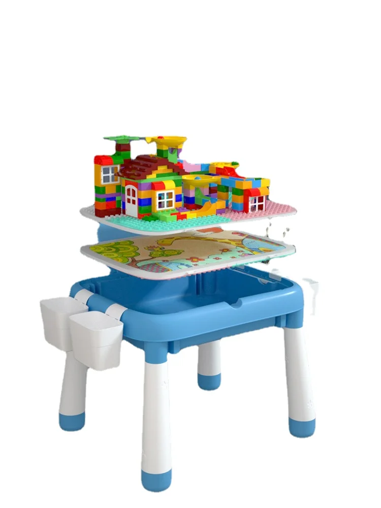 Гг маса деца от градивните елементи, събрана играчка, която разработва дъска за рисуване с едри частици за момчета . ' - ' . 0