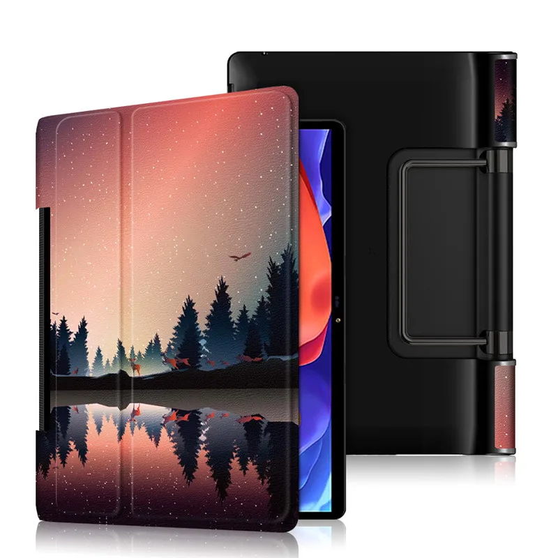 Калъф за таблет от Изкуствена кожа за Lenovo Yoga Tab 13 Cover Caqa За Lenovo Yoga Pad Pro Case 13 YT-K606F YT K606F 2021 Боядисан Корпус . ' - ' . 3