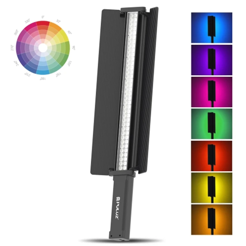 PULUZ 72 светодиода Снимка ръчно лампа-пръчка пълноцветен RGB заполняющий лампа Ръчна лампа-пръчка RGB с като бар . ' - ' . 5