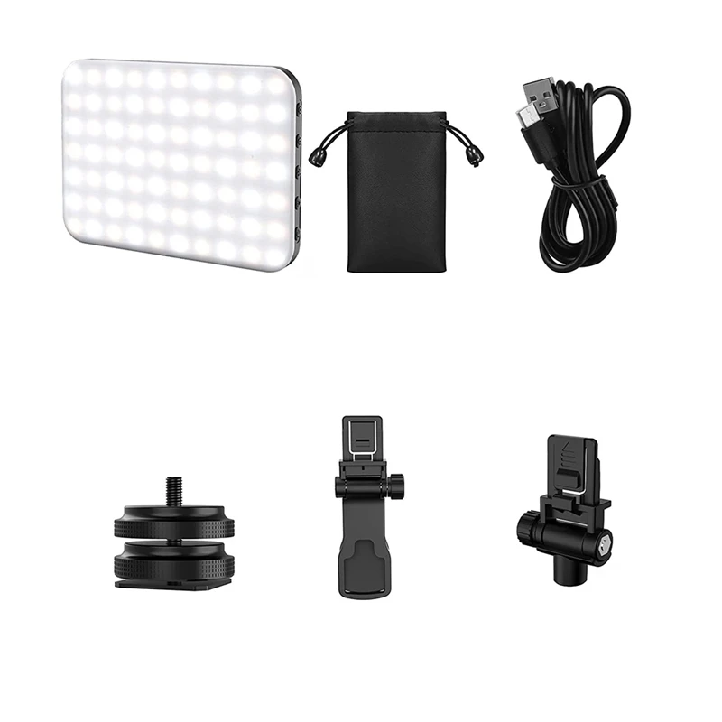 Лаптоп за видео конферентна връзка, 1 комплект, 60 led заполняющих лампи, Мини Преносим заполняющий светлина за снимки, ABS . ' - ' . 0