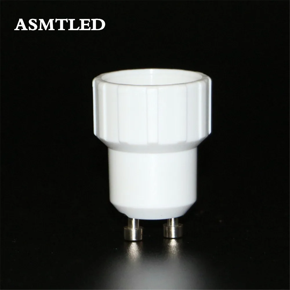 ASMTLED марка GU10-E14 Адаптер Конвертор led халогенни КФЛ крушки адаптер GU10-E14 конвертор 1 бр./лот лампи адаптер . ' - ' . 0
