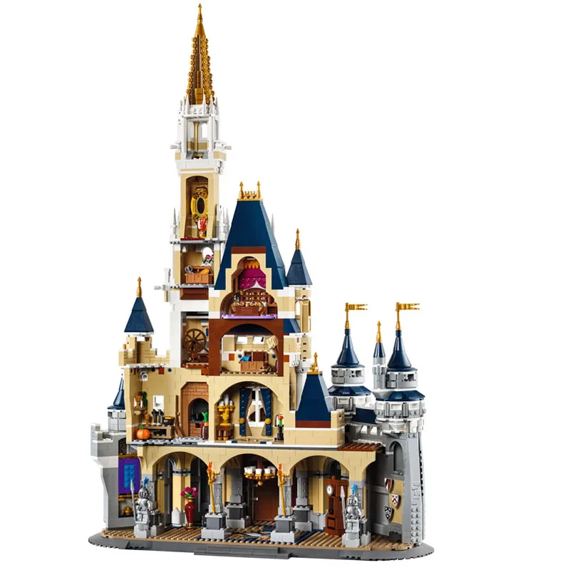 4080 бр Замък на принцеси Модулни строителни блокове, Тухли, Детски играчки, съвместими С 71040 16008 Коледни подаръци за рожден Ден . ' - ' . 1