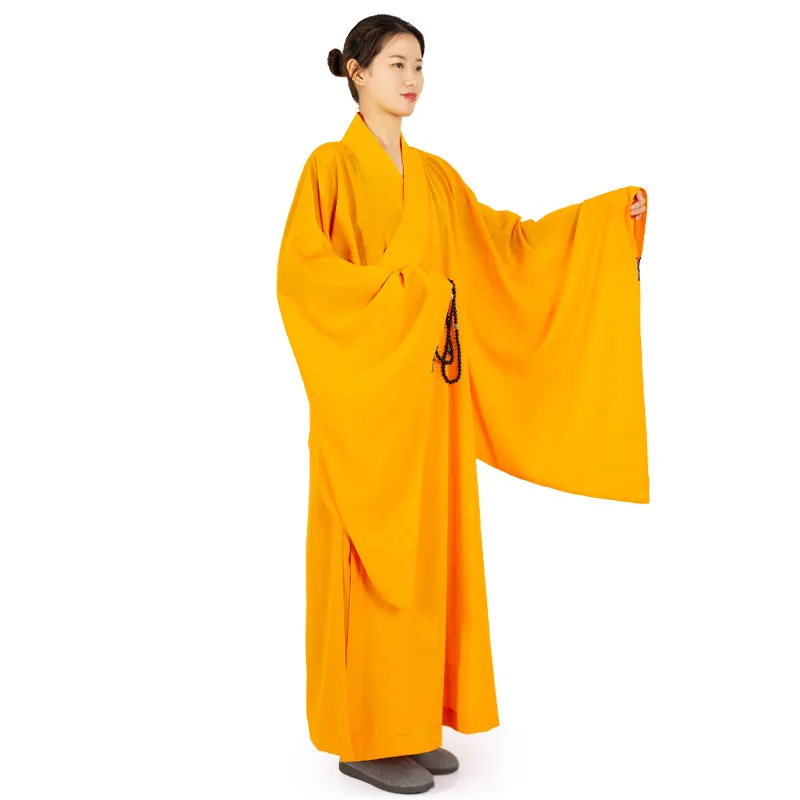 Традиционен китайски халат Бельо Монашески Дълъг Халат за будизма Хайцин, Дрехи за възрастни, за медитация, Дрехи на будистките монаси . ' - ' . 3