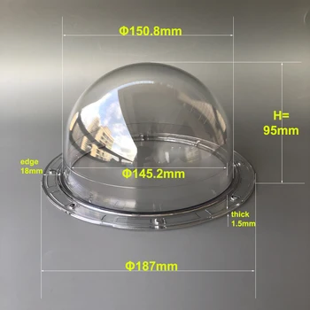 5,7-инчов водоустойчив Водоустойчив прозрачен Купол камера за видеонаблюдение, капачка на тялото на фотоапарата за сигурност, защитни калъфи За фотоапарат Panasonic