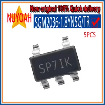 5 бр. 100% чисто нов оригинален чип на линеен регулатор на напрежението SGM2036-1.8YN5G/TR IC SOT23-5 N-канален режим на усилване на мощност MOSFET