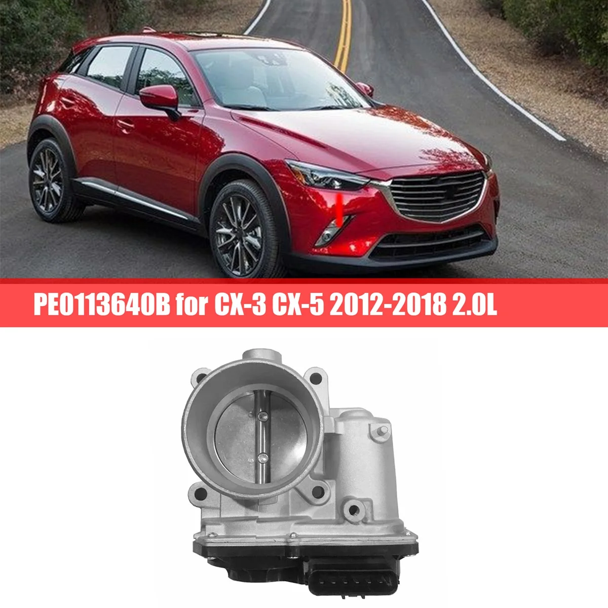 PE0113640B Корпуса на педала на газта за автомобили на Mazda CX-3 CX-5 2012-2018 2.0 L . ' - ' . 3