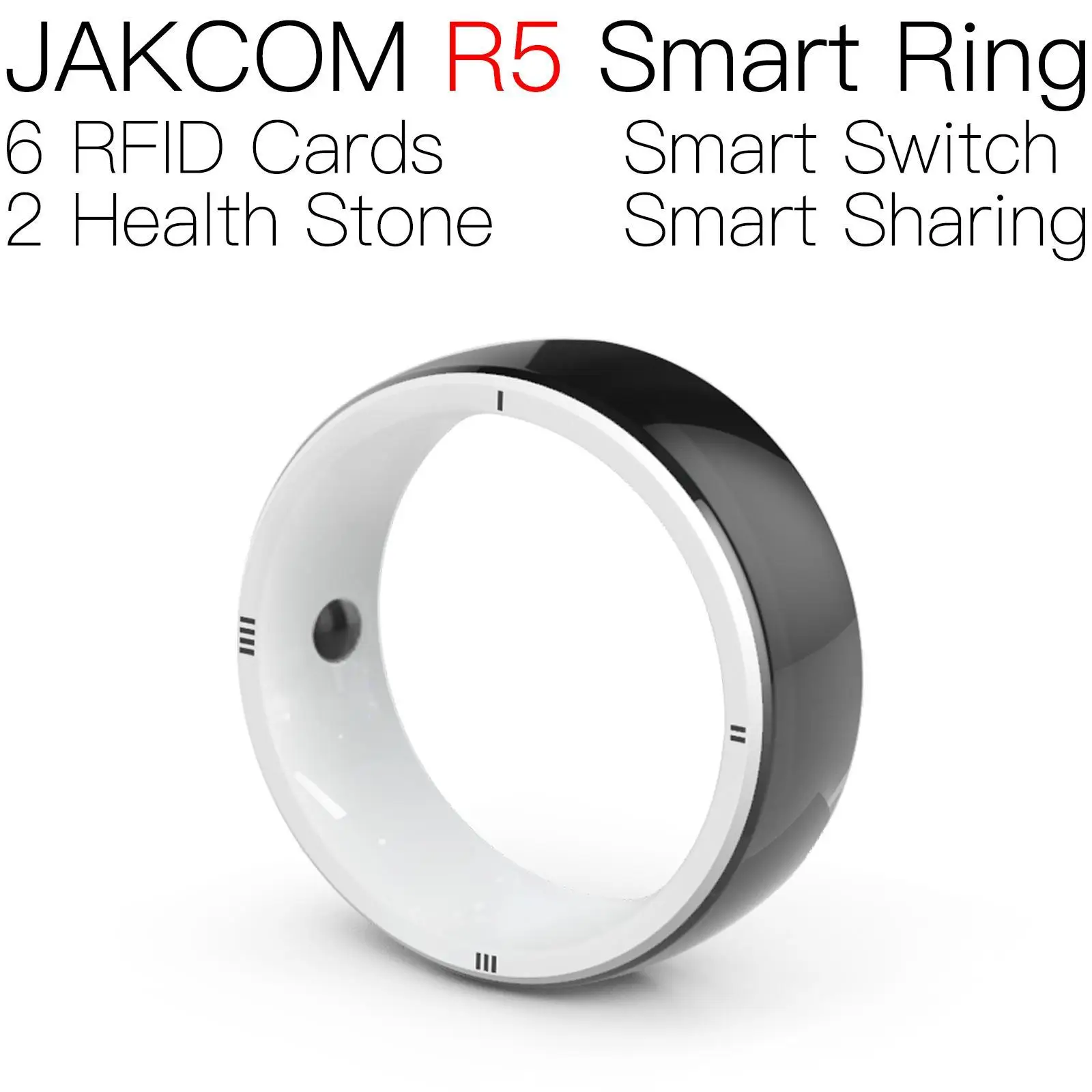 JAKCOM R5 Smart Ring-Хубав, отколкото титуляр за атм карти за дълги нокти Android proton gen2 nfc tag black . ' - ' . 0