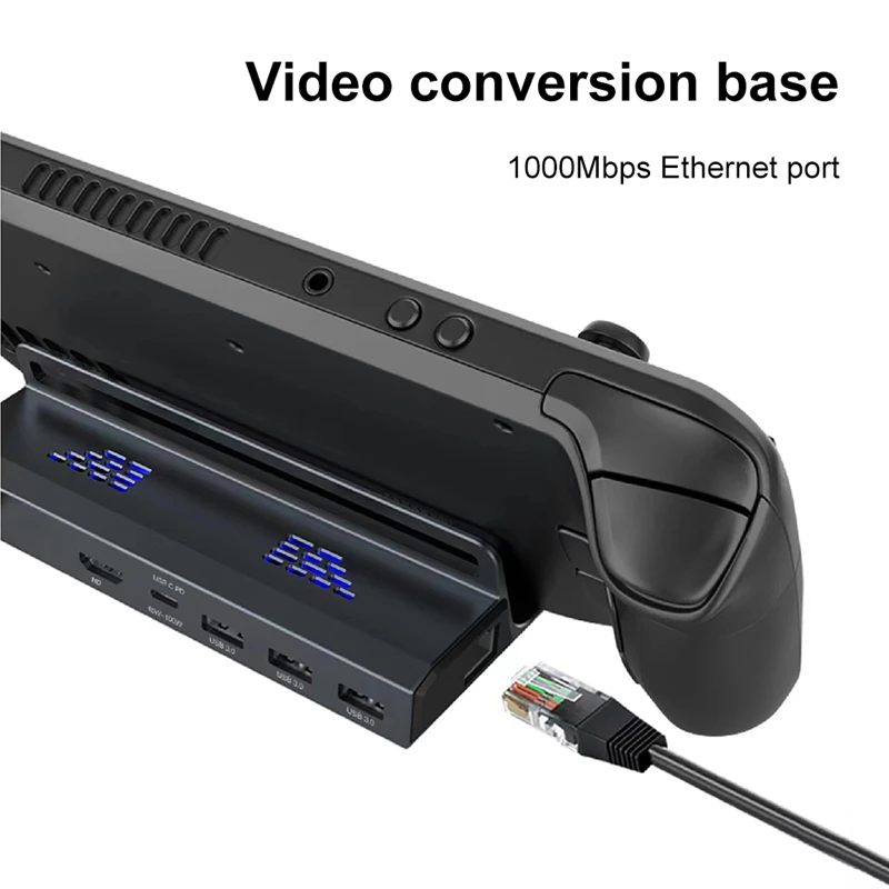 За парна палуби, Зарядно устройство, държач за базова главината, зарядно устройство, многофункционален конвертиране на видео за пара, комплект, зарядно устройство за видео игра конзола . ' - ' . 2