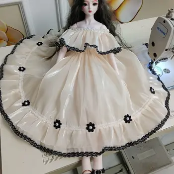 60 см, стоп-моушън облекло за 1/3 кукли, обличане на принцеси, феи и ръчно изработени играчки за момичета 