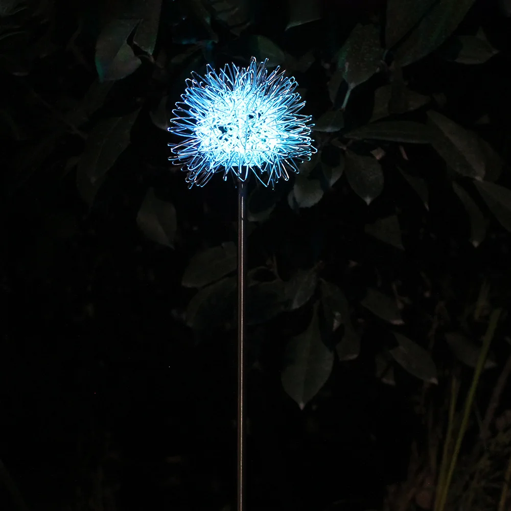 Слънчевата алуминиева топка лампа Taraxacum, градинска водоустойчив поставена лампа за тревата, украса на градината, лампа за атмосферата на градината . ' - ' . 5