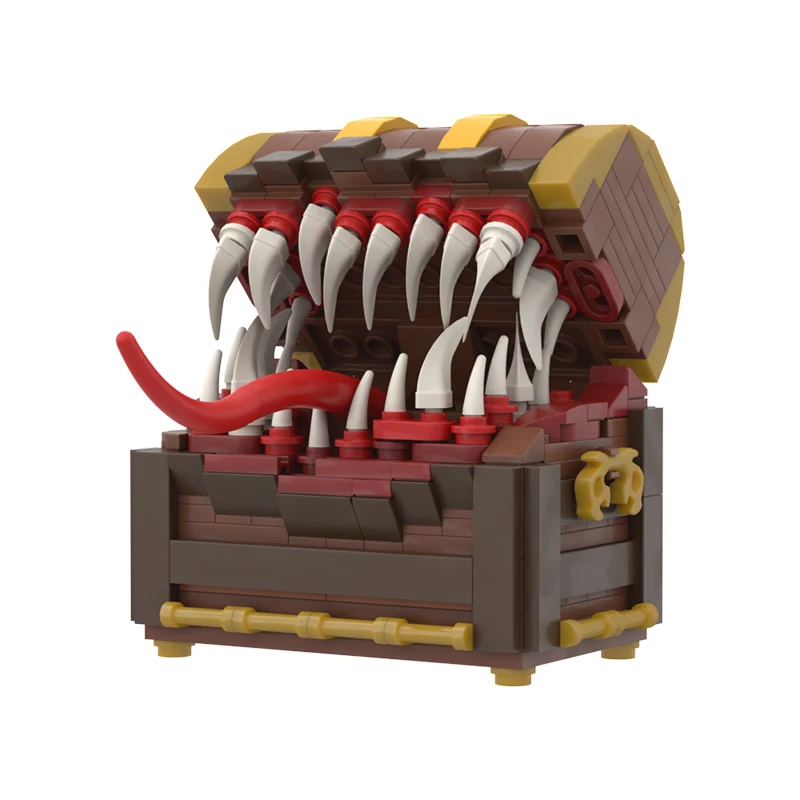 Съберете копировальную кутия със съкровища Yaranzo Monster Blocks за подземия, Пиратски кутия и блокове Dragon, детски играчки, подарък за Хелоуин . ' - ' . 3