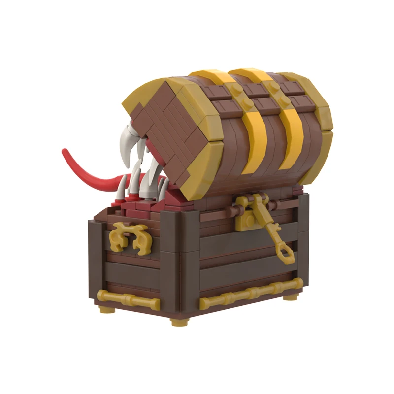 Съберете копировальную кутия със съкровища Yaranzo Monster Blocks за подземия, Пиратски кутия и блокове Dragon, детски играчки, подарък за Хелоуин . ' - ' . 4