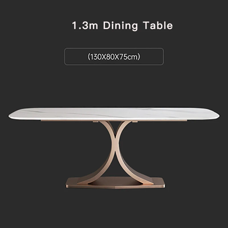 Трапезна маса от ярка каменна дъски с 4 стола Модерна Минималистичная Лека Луксозно обзавеждане за дома, маса за Хранене, Правоъгълен Кабинковия маса YH . ' - ' . 4