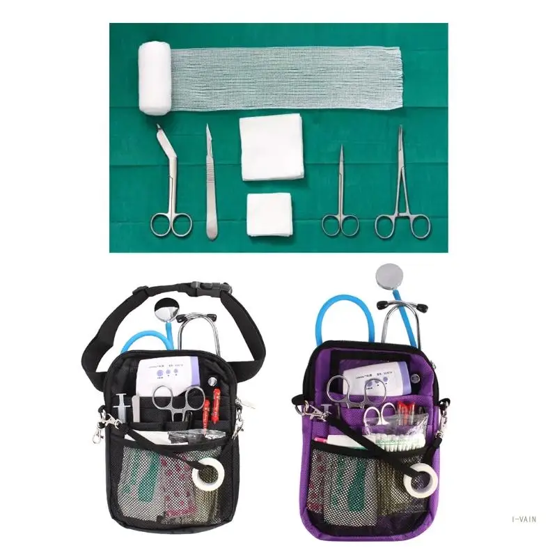 Поясная чанта за кърмещи майки M5TC с държач на лентата, множество джобове за ножици и други консумативи . ' - ' . 2