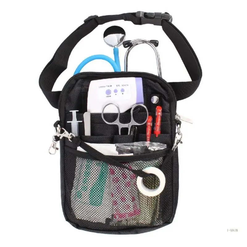 Поясная чанта за кърмещи майки M5TC с държач на лентата, множество джобове за ножици и други консумативи . ' - ' . 3
