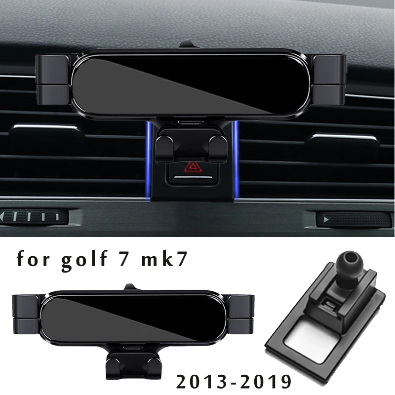 Кола, телефон за vw volkswagen Golf 7 mk7 Скоба за полагане на автомобила GPS Стойка Завъртане на поддръжка на Мобилни аксесоари . ' - ' . 3