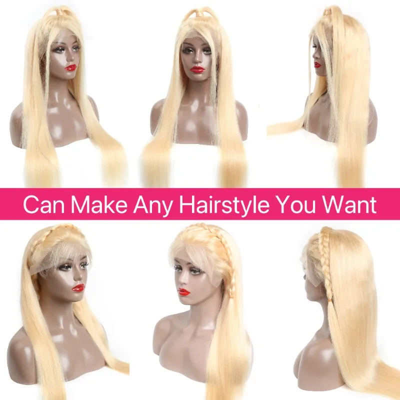 613 360 Перуки от естествена коса на дантели на цвят Мед блондинка За чернокожите жени Реми Бразилски Права перука на дантели 28 30 34 инча . ' - ' . 4