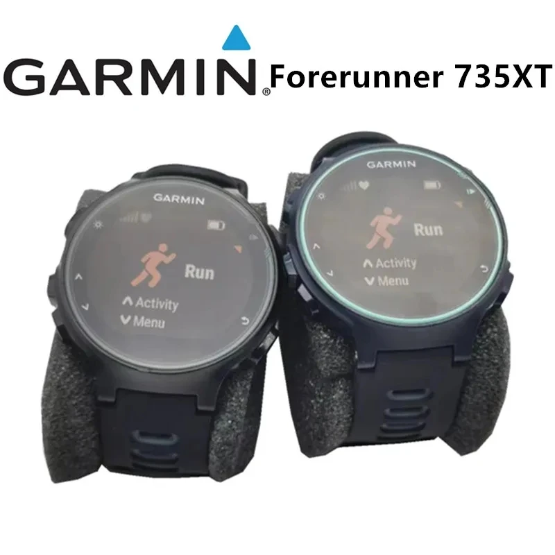 Употребявани Интелигентна спортен часовник Garmin Forerunner 735XT с пульсометром Bluetooth ANT + за тичане, каране на колело и плуване Без кутии . ' - ' . 0
