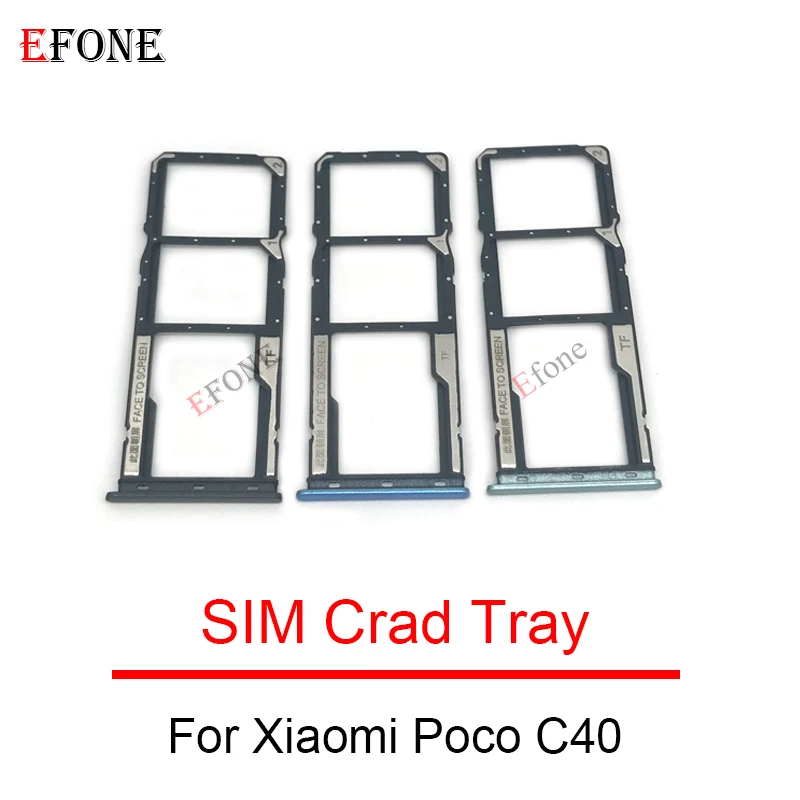 10 бр. За Xiaomi Poco C40 C50 C55 Тава за SIM-карти Слот за Притежателя Гнездо за Адаптер за резервни Части За Ремонт на . ' - ' . 0