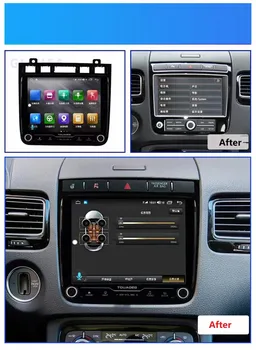 8 + 256 GB Android 12,0 За Volkswagen VW TOUAREG 2007-2017 Авто Радио Мултимедия Авторадио DVD-плеър, Навигация, Стерео GPS 2 din