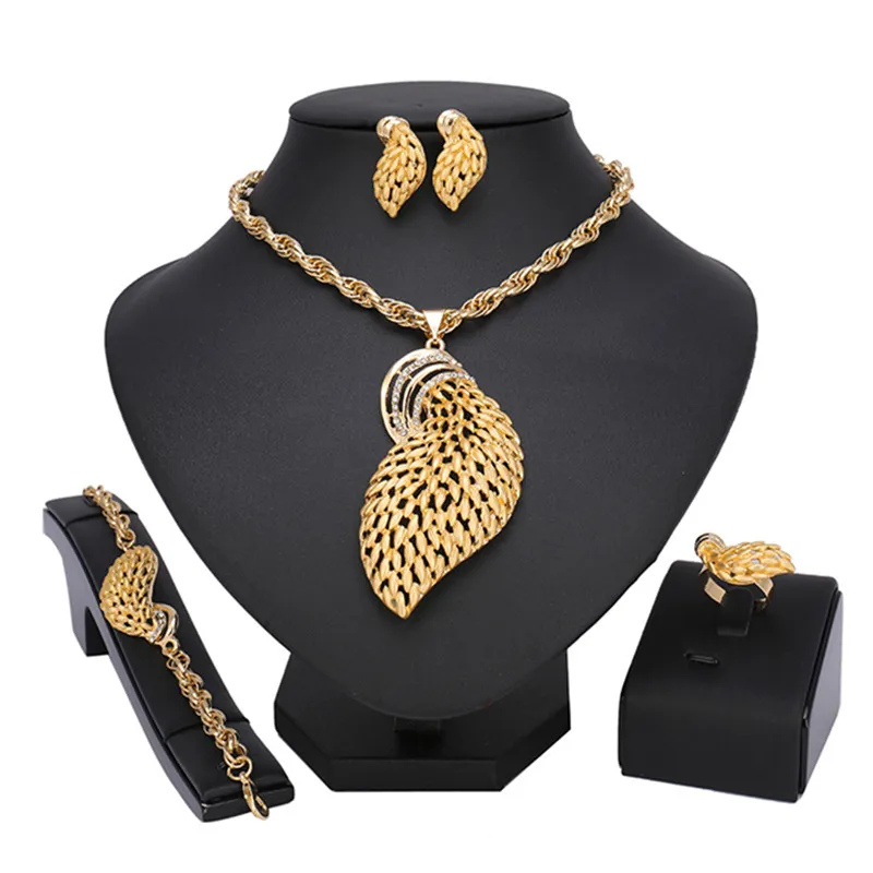 Дубай Луксозен Позлатен комплект Бижута със Скъпоценни камъни, Дамска Мода, Традиционен Марокански Дизайнерски Бижута Комплект за поръчка на Едро . ' - ' . 5
