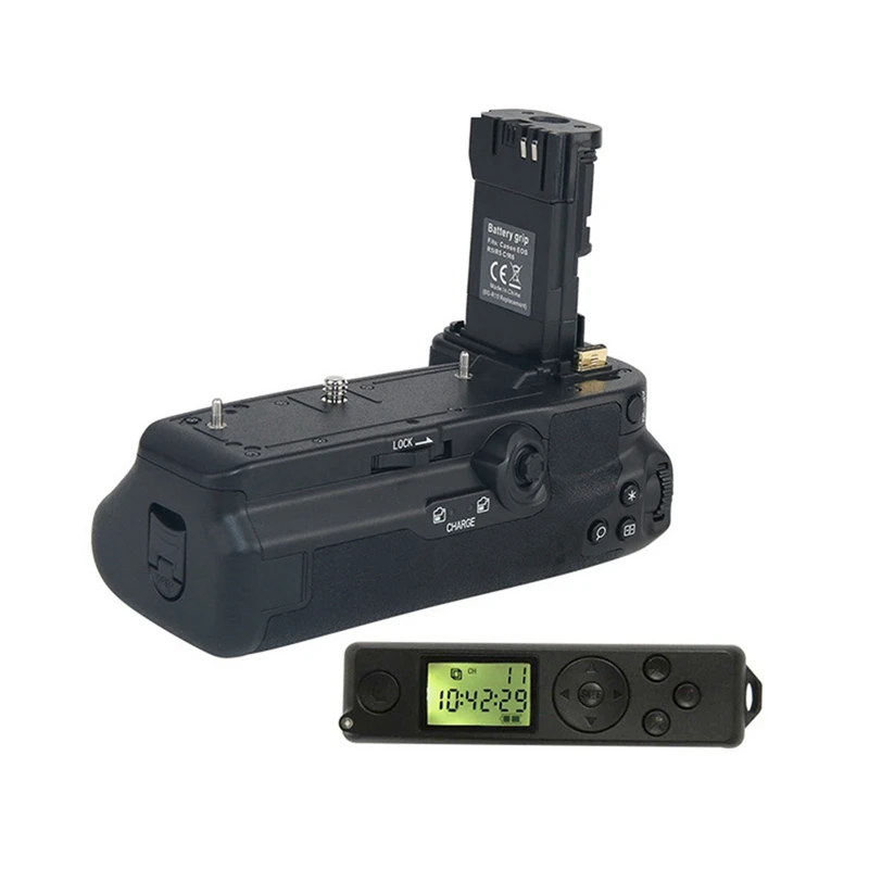 BG-R10RC-L Дръжка Екрана на дисплея Безжично Дистанционно Управление Дръжка Камера За Огледално-рефлексен фотоапарат Canon EOS R5 R6 R5C . ' - ' . 0