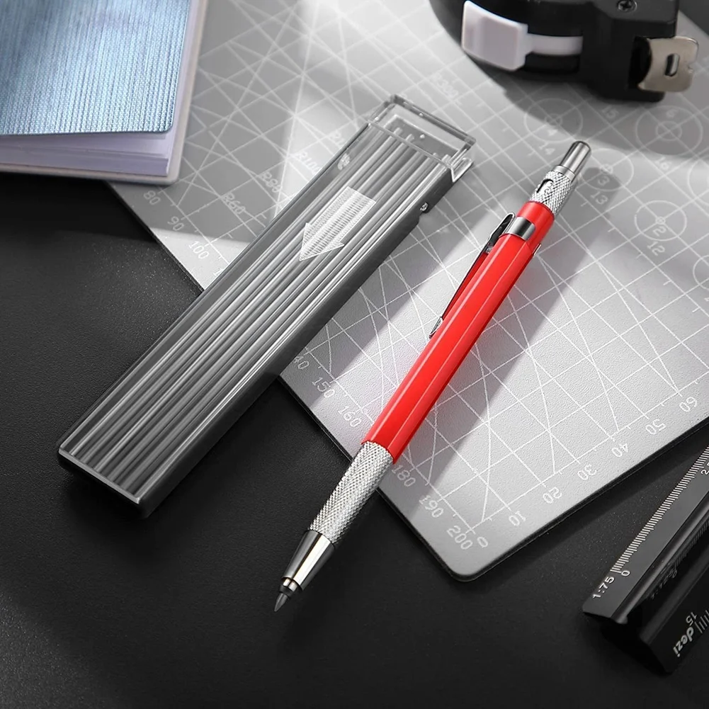 Молив за спот заваряване, механична маркер за метал, сребърна писалка с вградена острилка ви за заваряване, производство, обработка на дървен материал . ' - ' . 4
