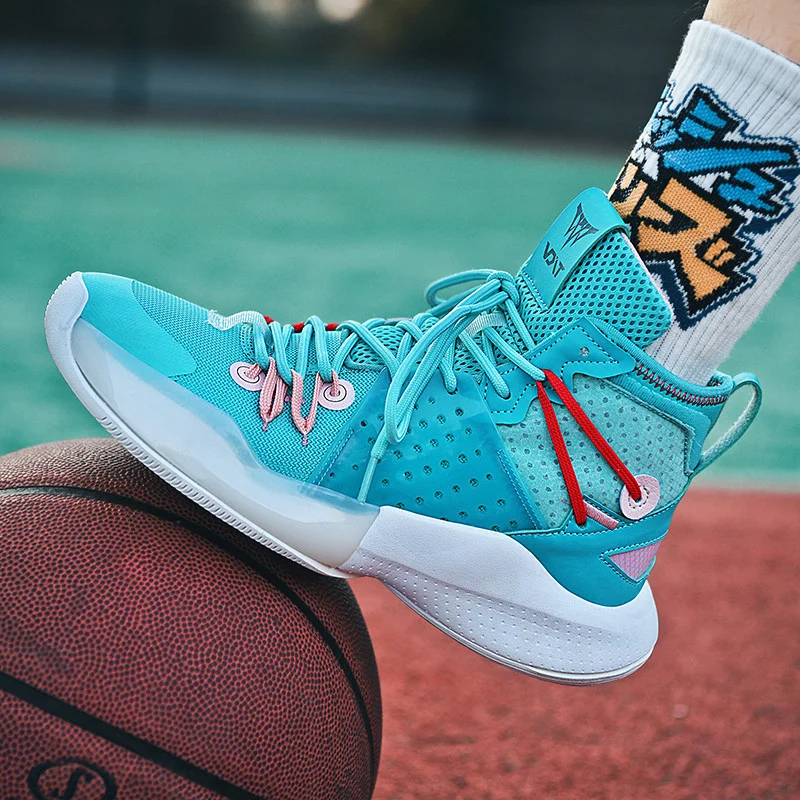 Професионална мъжки баскетболни обувки с високо качество, дишащи баскетболни маратонки с най-високо берцем, Мъжки нескользящая баскетболно тренировочная обувки . ' - ' . 5