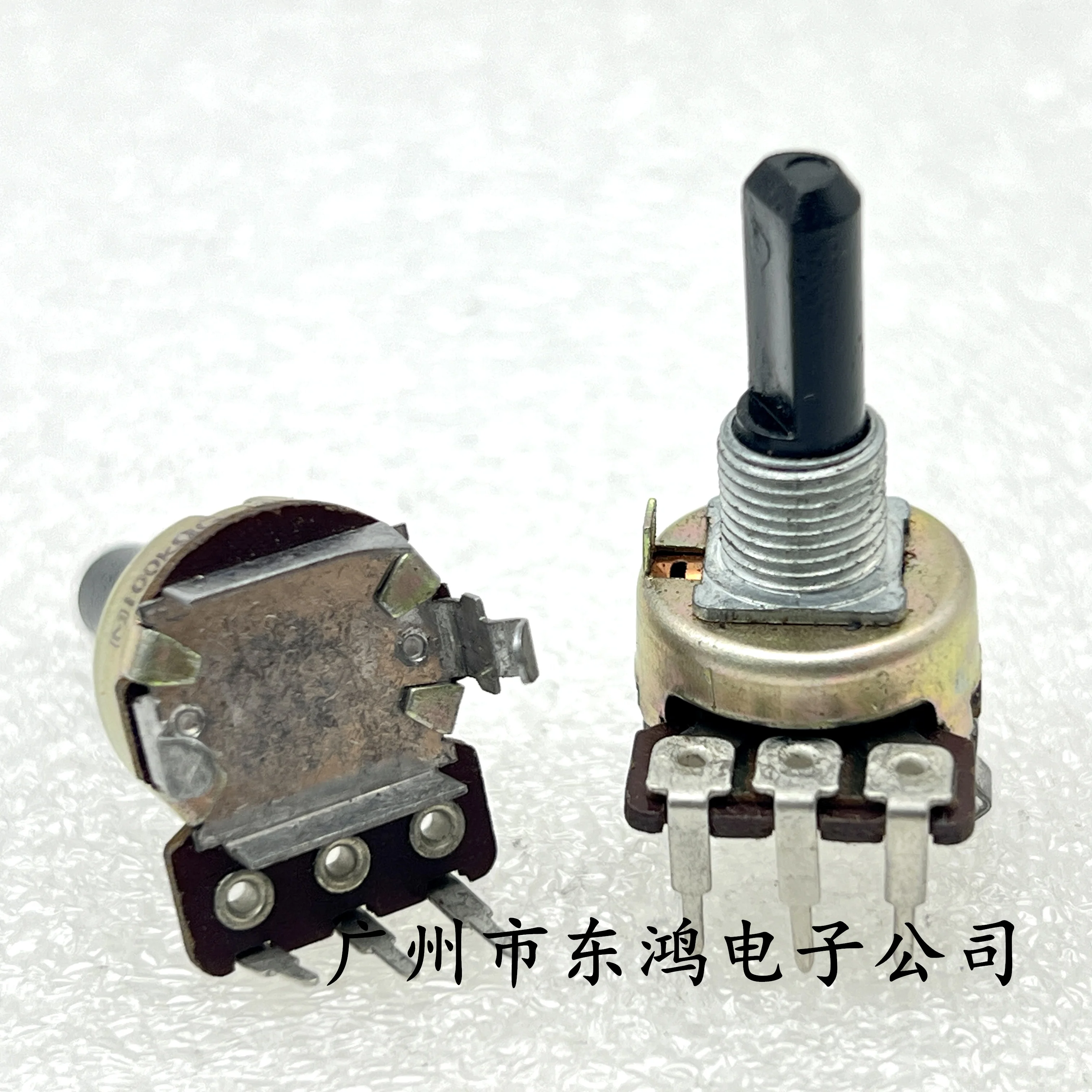 1 БР Япония 161 вид на ротационен потенциометър G100K моно усилвател на мощност потенциометър звука 3 метра извит . ' - ' . 4
