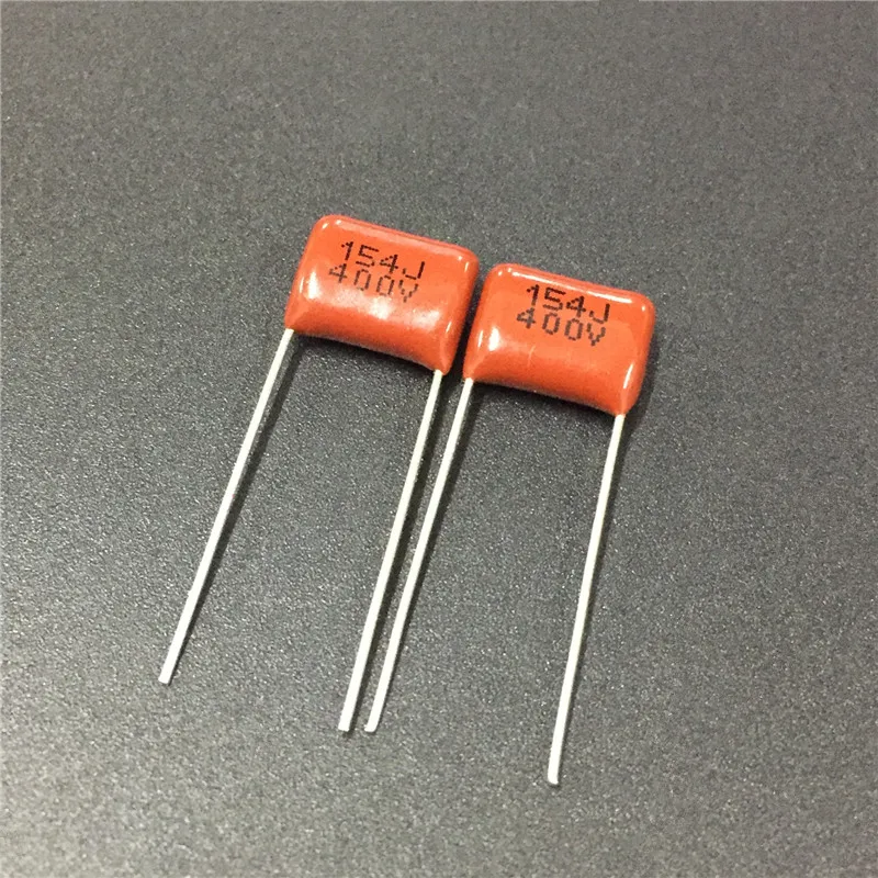 10шт CBB кондензатор 154 400V 154J 0,15 icf 150nF P10 CBB21 Металлизированный филмът кондензатор от полипропиленова тъкан . ' - ' . 0