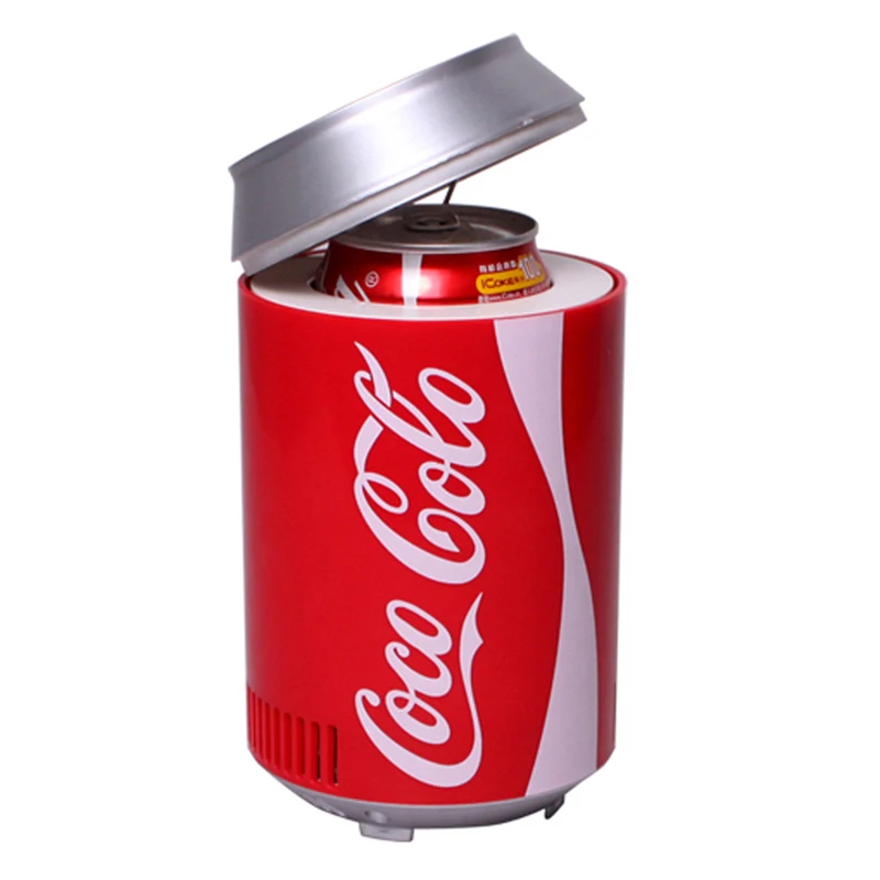 Usb Мини Хладилник-хладни, Нагревател за бутилки кока-Кола, с Двойна употреба, за дома, хотели, dc 5 В 12 В, автомобил, Офис хладилник, компютър, охладител за вино . ' - ' . 3