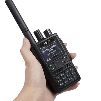 DMR Радио GPS Преносима Радиостанция на Далечни разстояния Мощно радио, За да Хижи Пътуване на открито Цифрови и Аналогови Двустранни Радиостанции KSUN DM10