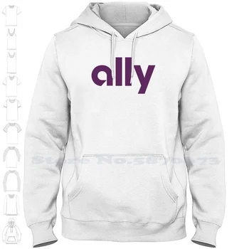 Hoody с логото на Ally Financial (Ели Банка) Ежедневни облекла с логото на Hoody с графичен принтом