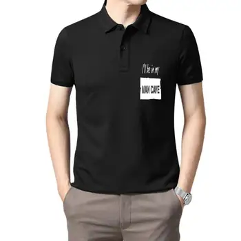 I ' ll Be In My Mancave - Мъжки t-shirt - 10 цвята - Подарък - Забавен - Подарък тениска от 100% памук с хумористичен модел за мъже, тениски с кръгло деколте