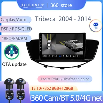 JIULUNET Smart Стерео Android Auto 360 Cam Радио за Subaru Tribeca WX W10 2004-2014 Мултимедийна навигация