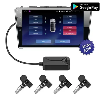 Kirinavi USB Авто ГУМИТЕ Контрол на налягането в Гумите с 4 Вътрешни и Външни Сензори за Android автомобилното радио Автоматична Аларма за крадци