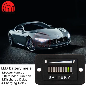 Led индикатор за капацитет на батерията Измерител на зареждане и разреждане на батерията количката електрически автомобил Star Car Штабелирующая машина алтернатор