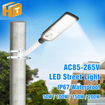 Led уличен фенер AC85-265V Висока Яркост 50 w 100 W 150 W 200 W 6000 ДО SMD3030 Открит светлина Водоустойчив IP67