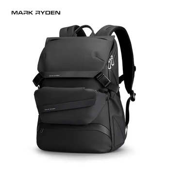Mark Ryden Водоустойчив многофункционален раница за лаптоп USB-зареждане 15,6 инча, бизнес портфейл, чанта на рамото за мъже и жени