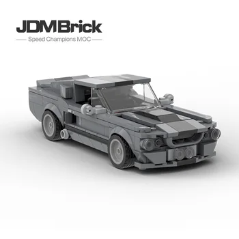 MOC-57356 Домакински градивен елемент на Shelby GT500 Автомобил Спортен автомобил Набор от Детски играчки