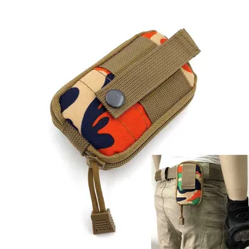 Molle Военна тактическа поясная чанта за спорт на открито, Многофункционална Сгъваема чанта за рециклиране, EDC, чанта за отпадъци, Аксесоари за лов и туризъм