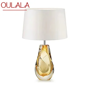 OULALA Nordic Съвременна Настолна лампа с Глазура, Модерно Изкуство, Хол, Спалня, Хотел, Led Индивидуалност, Оригиналност, Настолна лампа