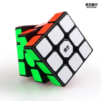 QiYi Cube Warrior 3x3 Speed Cube Professional Warrior ' S/W Cubo Magico забавни играчки