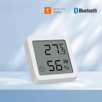 Sasha Bluetooth Сензор за температура и влажност на въздуха, Термогигрометр за помещения, Кухненски Умен дом сензор за температурата