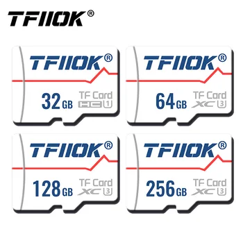 TFIIOK Ultra Micro SD 128 GB, 256 GB И 64 GB U3 Micro SD Карта SD/TF Flash-карта карта с памет 16 GB 32 GB microSD За Спортна камера телефон