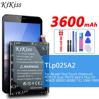 TLp025A2 Батерия 3600 mah За Alcatel One Touch Onetouch POP C9 Dual 7047D Idol X Plus OT 6043D 8000D 8008D За TCL S960